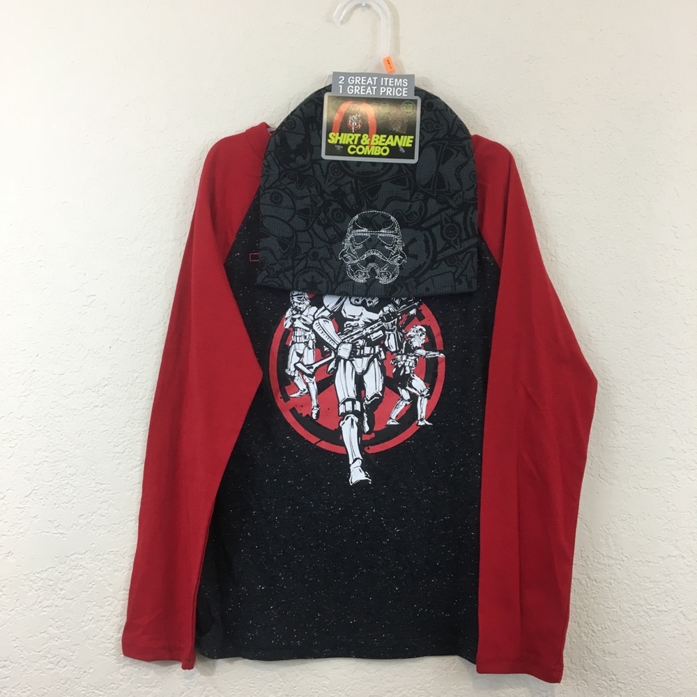 T-Shirt and Beanie Combo Boy’s Long Sleeve